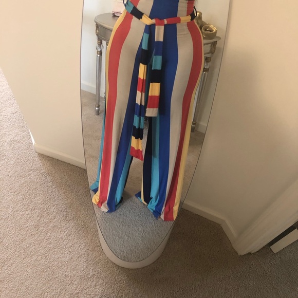 Two piece set with scarf or head tie - Picture 5 of 7